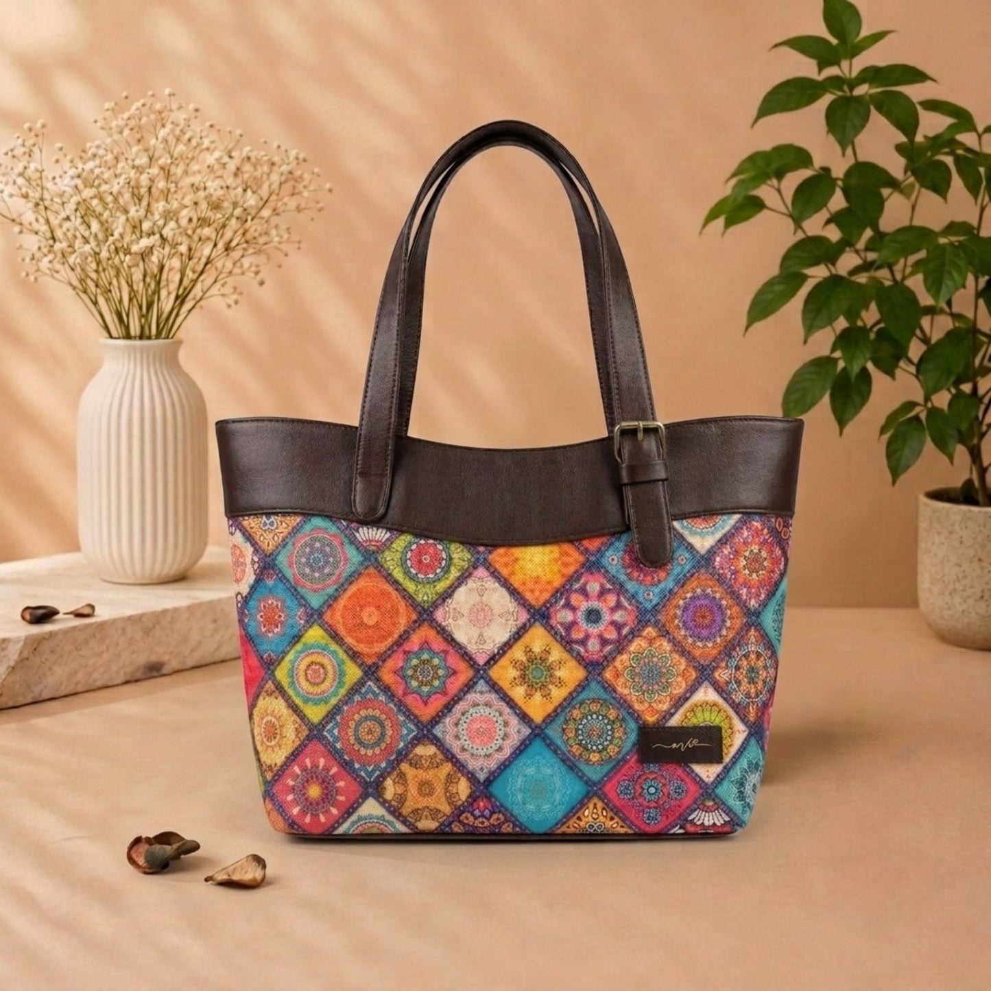 OMVAI Classic 2-Piece Shoulder Bag Set – Rang Mahal