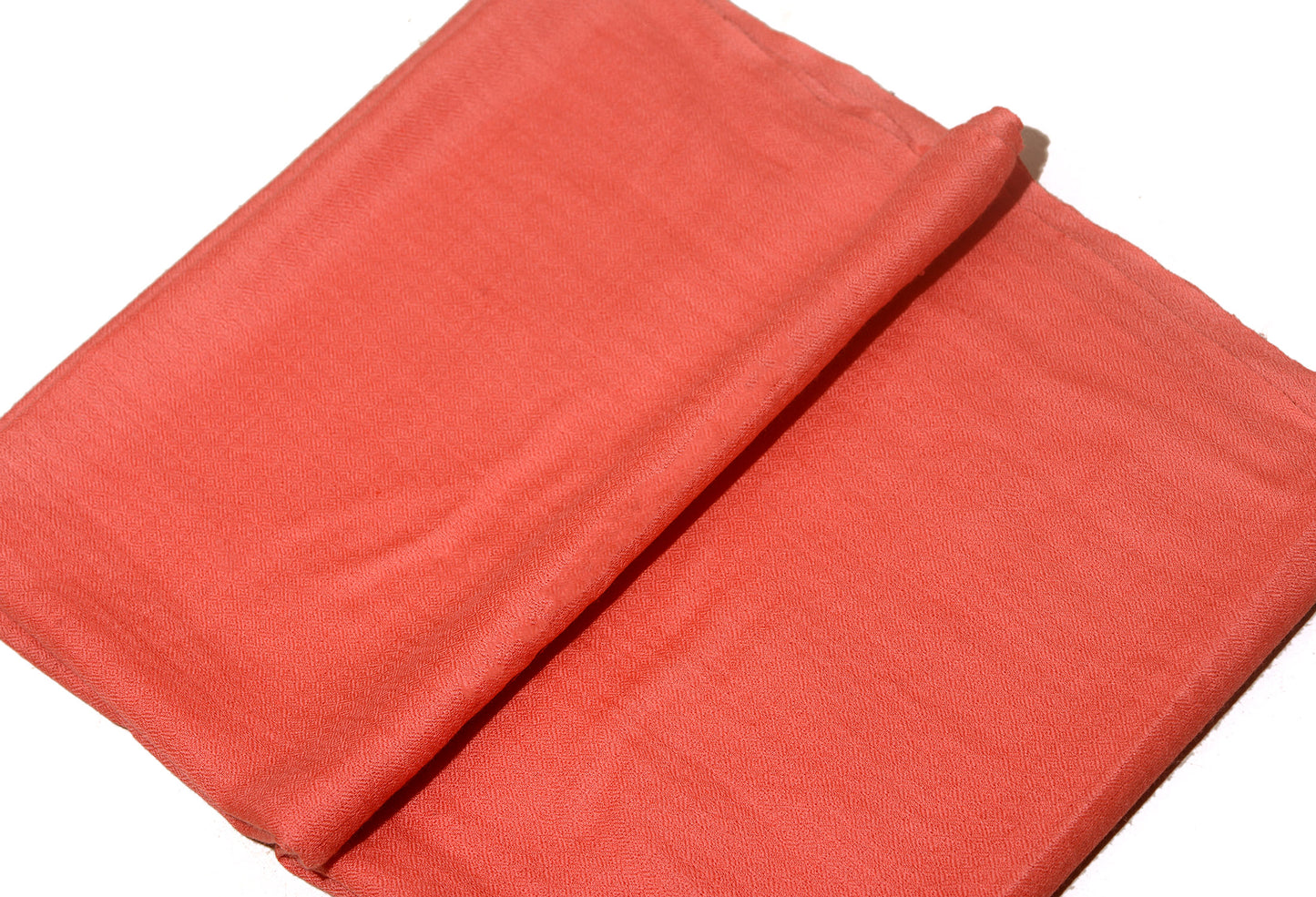 CORAL Solid Pashmina Stole