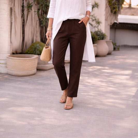 OMVAI Chocolate Pants : Relaxed Fit, Breathable & Comfortable