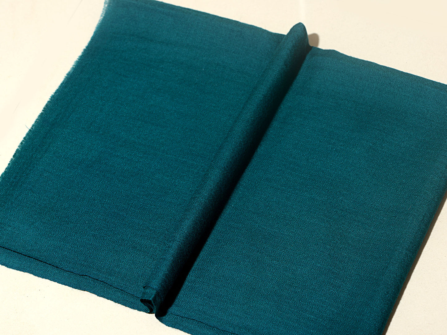 DARK TEAL Solid Pashmina Stole