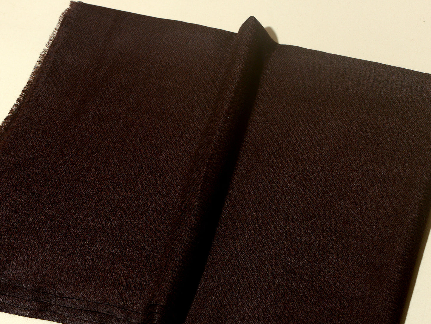 CHOCOLATE Solid Pashmina Stole | OMVAI