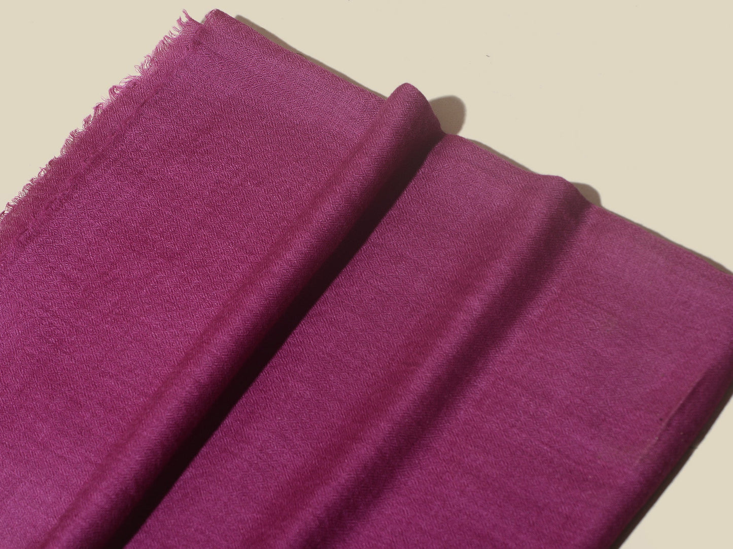 MAUVE Solid Pashmina Stole | OMVAI