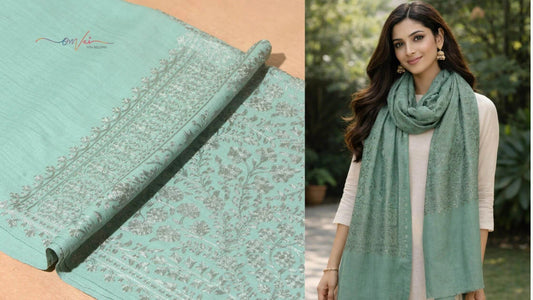 10 Ways To Wear An Embroidered Stole With Everyday Looks