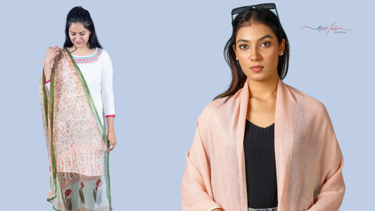 Style a Stole or Dupatta for women | OMVAI