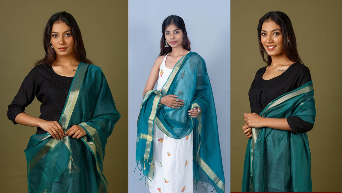 What Colours Go With a Peacock Green Dupatta