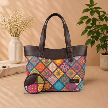 OMVAI Classic 2-Piece Shoulder Bag Set – Rang Mahal