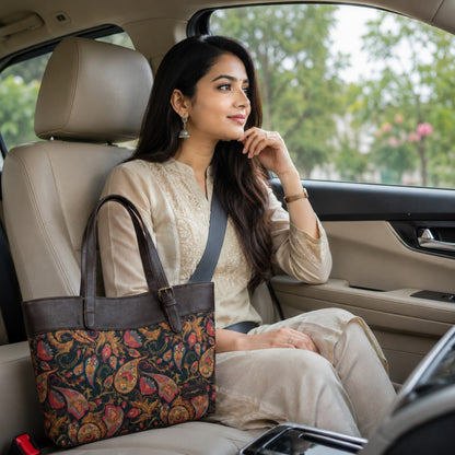 OMVAI Classic 2-Piece Shoulder Bag Set – Maharani Bloom