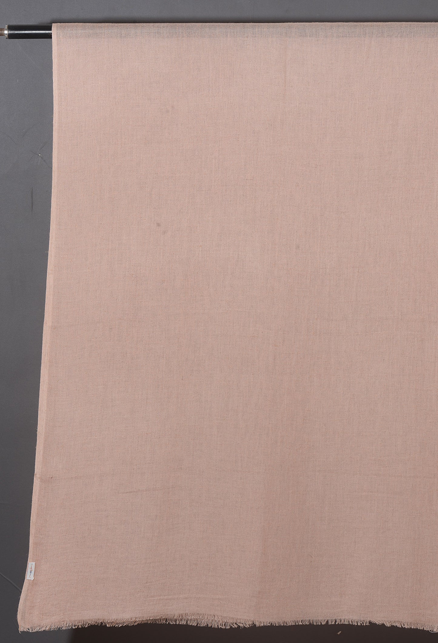 Blush Pink Solid Viscose Linen Stole