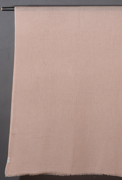 Blush Pink Solid Viscose Linen Stole