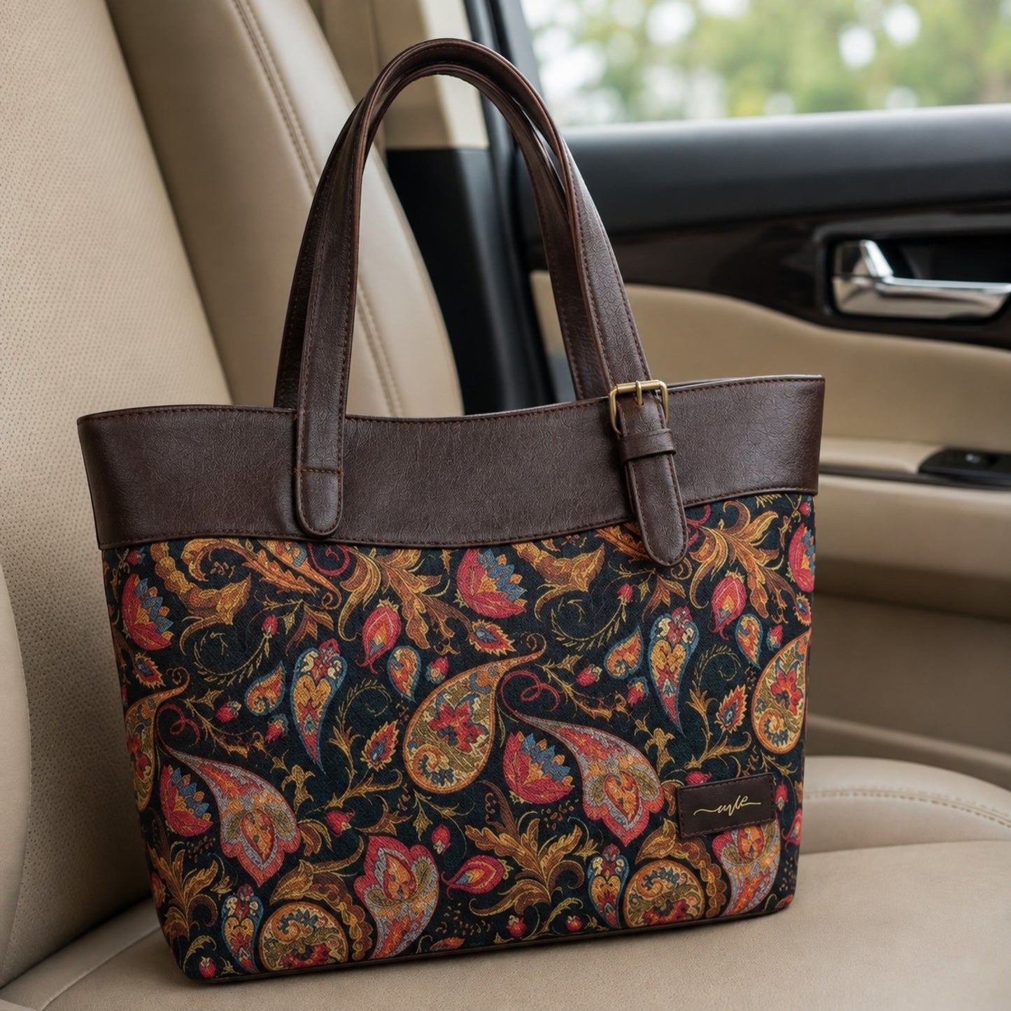 OMVAI Classic 2-Piece Shoulder Bag Set – Maharani Bloom