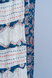 OMVAI Surya Lekha Hastkala Dupatta with applique and Hand work - Blue