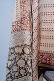 OMVAI The Contemporary Mughal Handloom Chanderi Silk Dupatta with Zari border