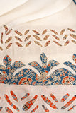 OMVAI Vishal Chakra Hastkala Dupatta with applique and Hand work - Blue Multi