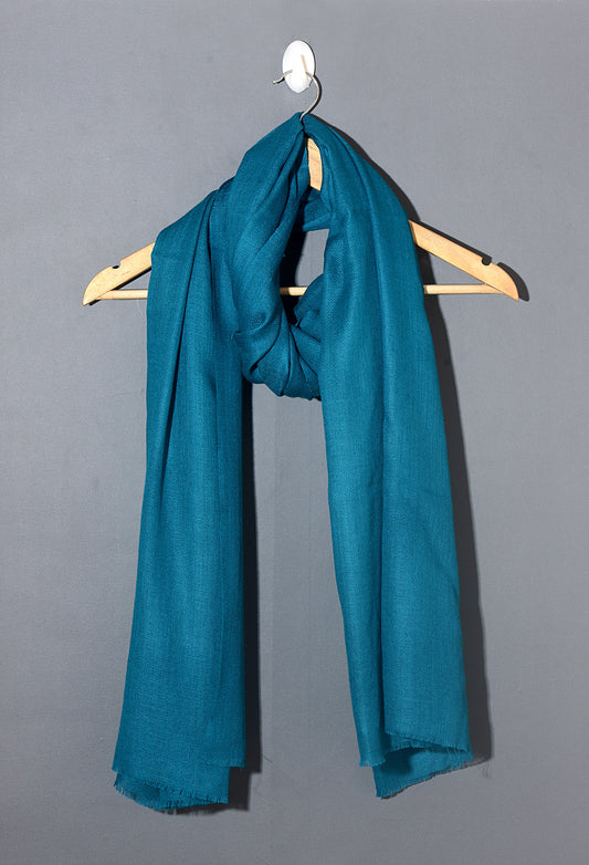 TEAL Solid Pashmina