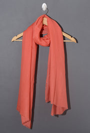 CORAL Solid Pashmina