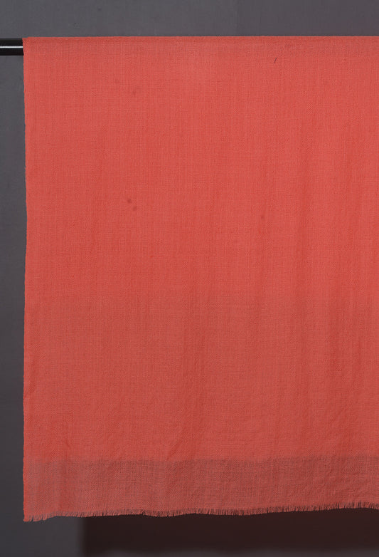 CORAL Solid Pashmina