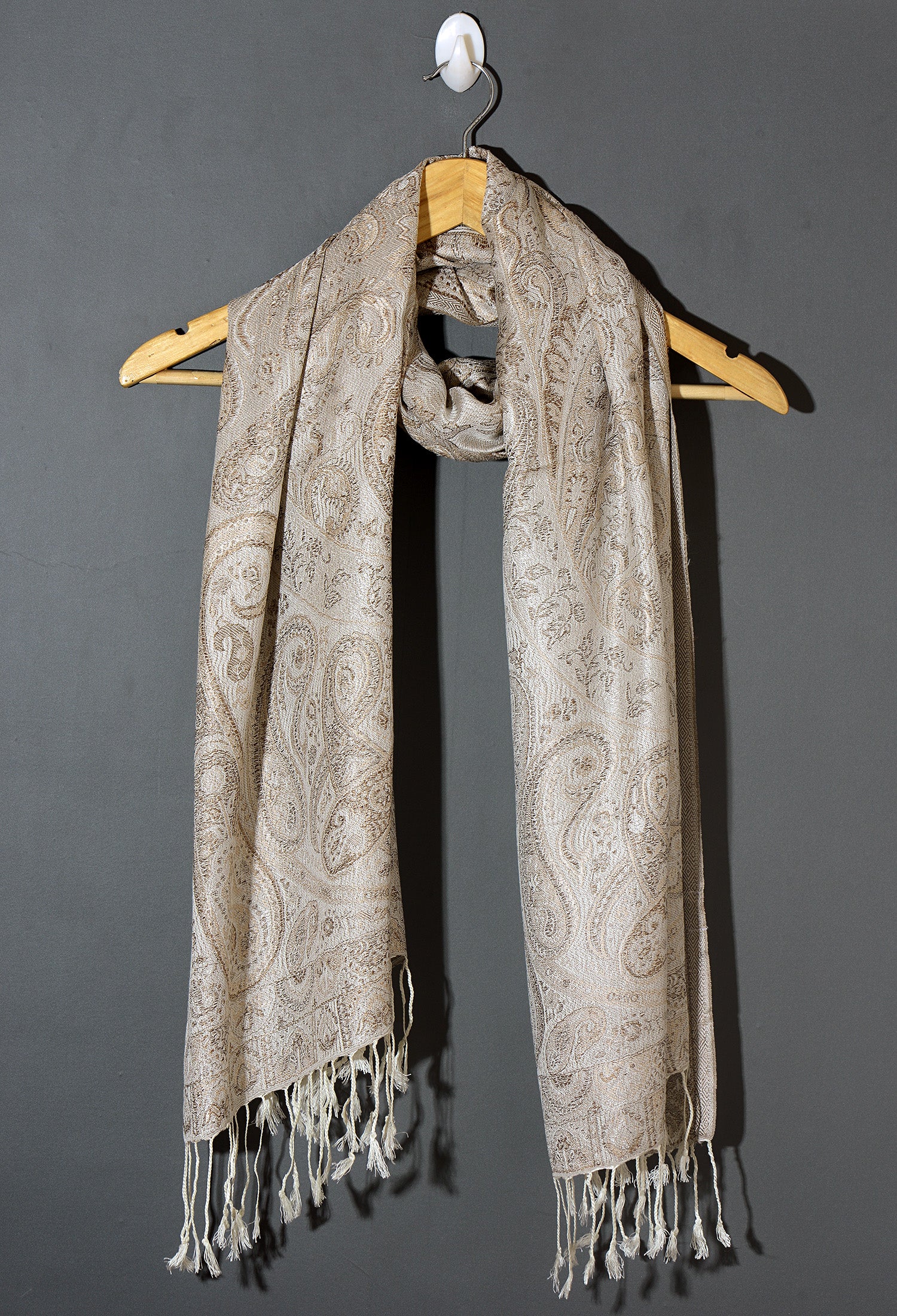 Buy Pearl Beauty Victorian Paisley Micro Art Silk Stole for Women