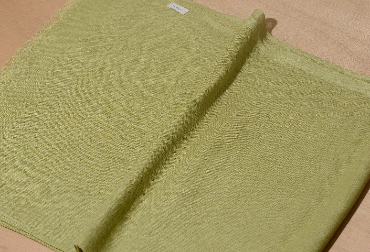 Sage Green Solid Viscose Linen Stole