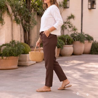 OMVAI Chocolate Pants : Relaxed Fit, Breathable & Comfortable