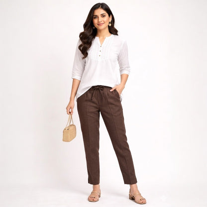OMVAI Chocolate Pants : Relaxed Fit, Breathable & Comfortable