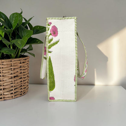 Rose Garden - Premium OMVAI Quilted Cotton Tote Bag