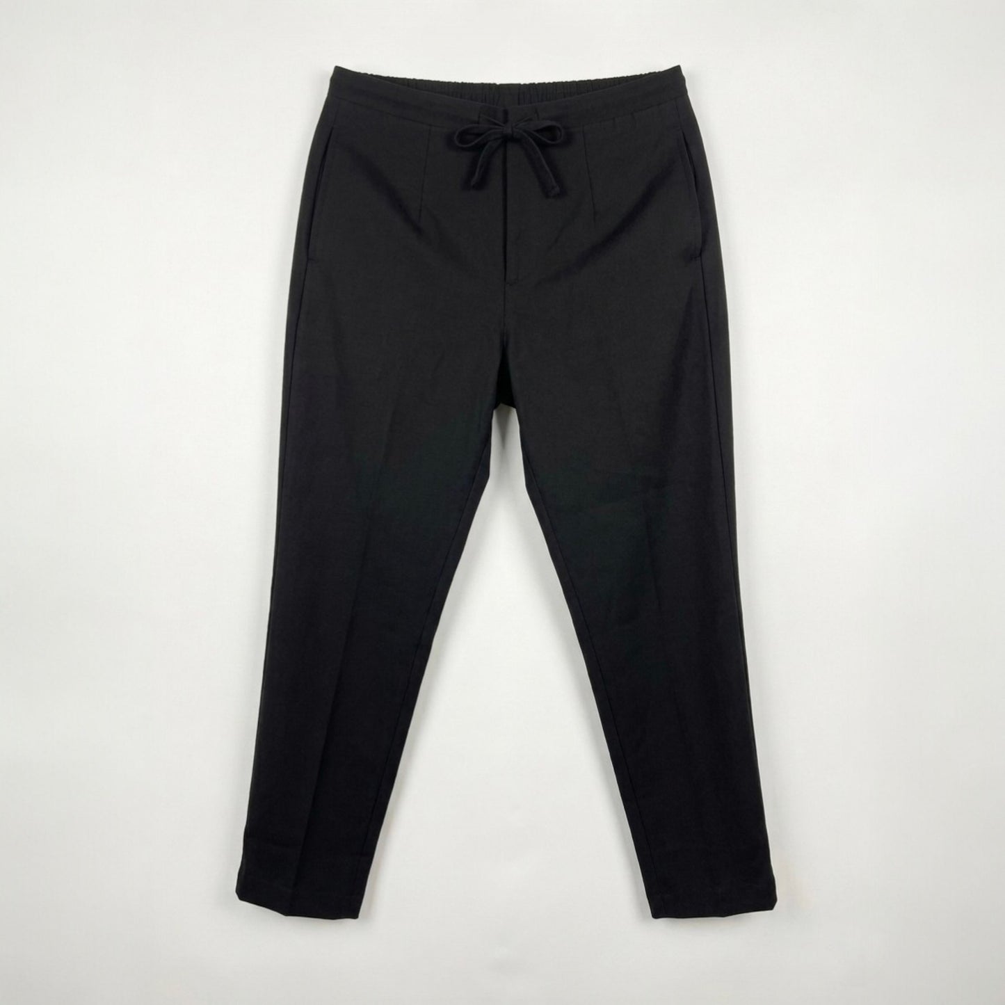 OMVAI Black Cotton Pants : Relaxed Fit, Breathable & Comfortable