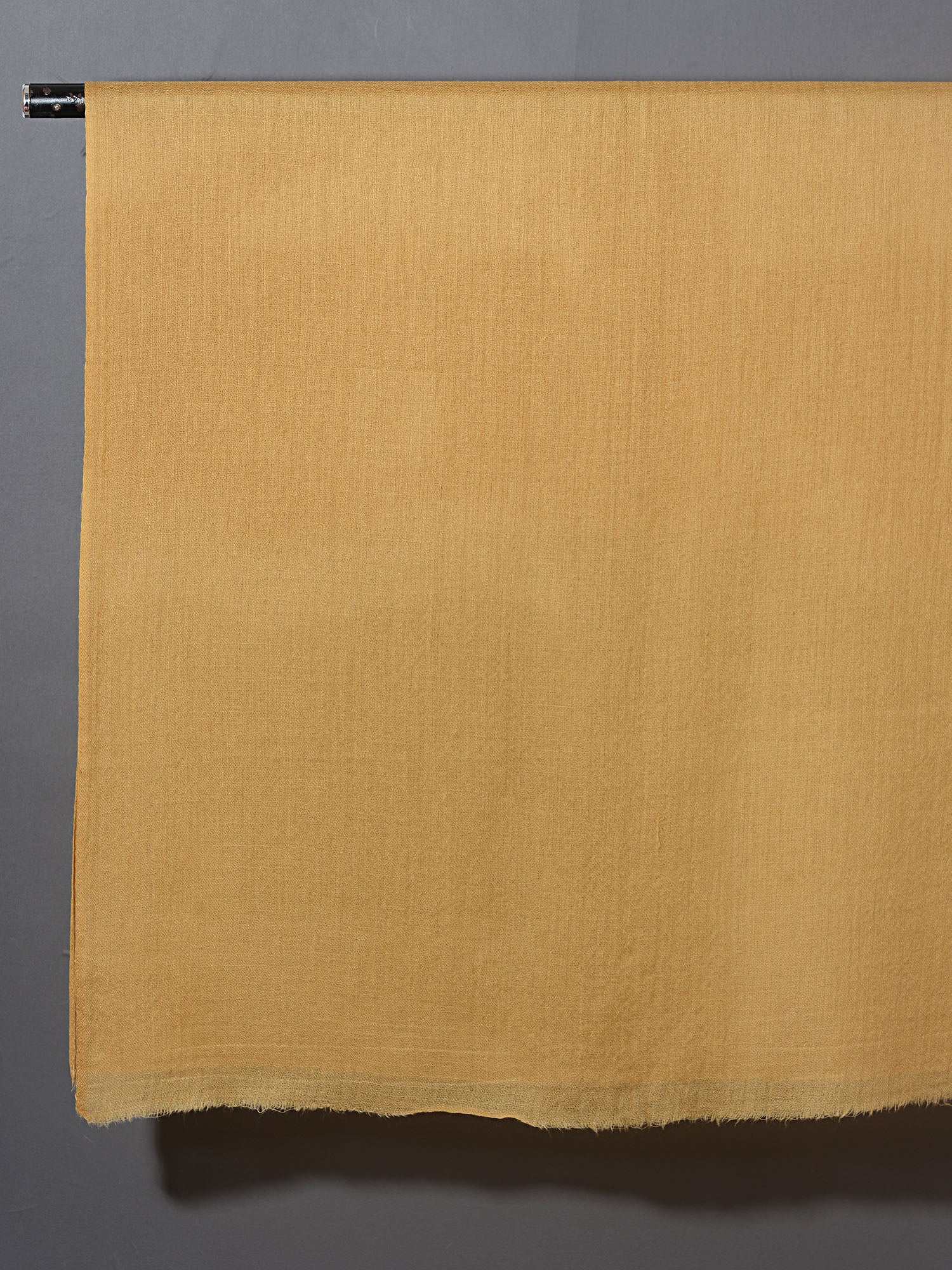 MOSS BROWN Solid Pashmina