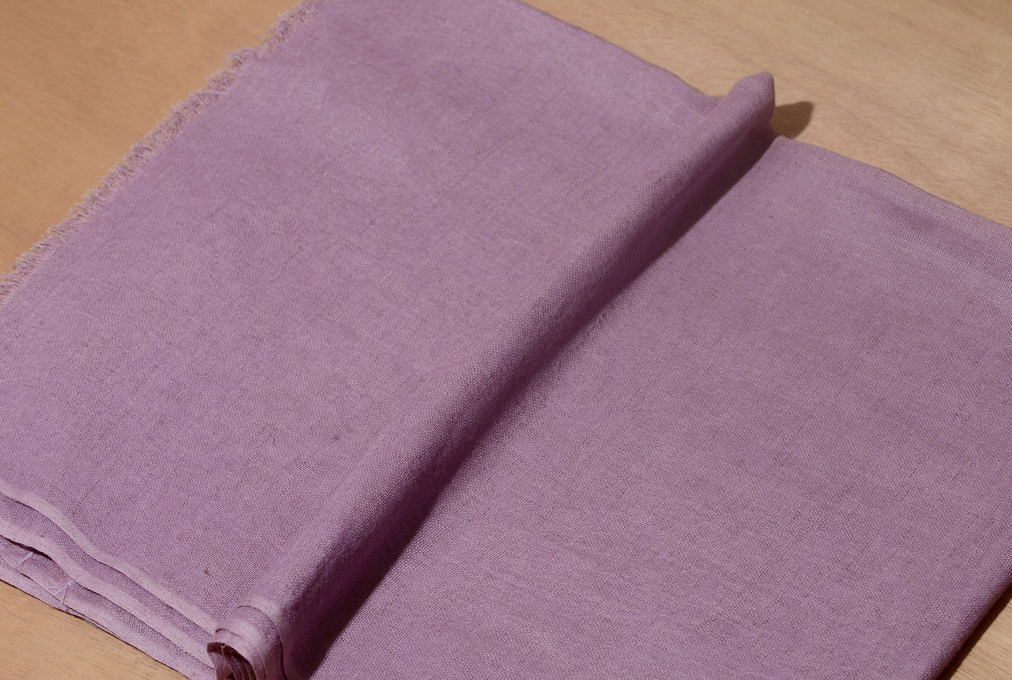 Mystic Mauve Solid Viscose Linen Stole