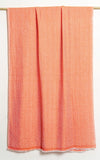 Zig Zag Patterned Super Soft Woolen Muffler - Orange