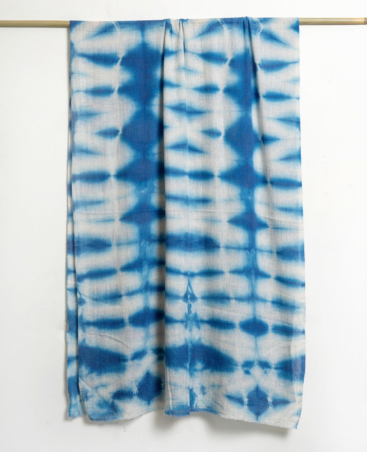 Tie and Dye  Random Pattern  Super Soft Woolen Muffler - Sky