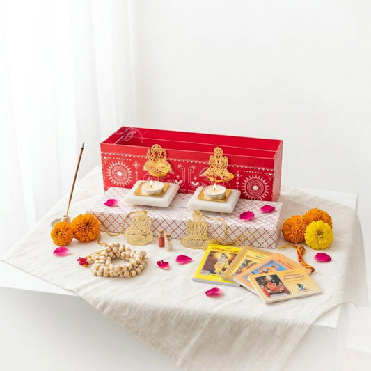 Premium Lakshmi-Ganesha Puja Gift Box