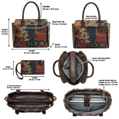 Rangrez Laptop & Travel Handbag