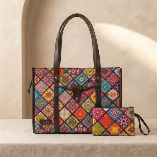 OMVAI Rangrez Tote Handbag