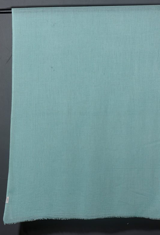 Sky Blue Solid Viscose Linen Stole