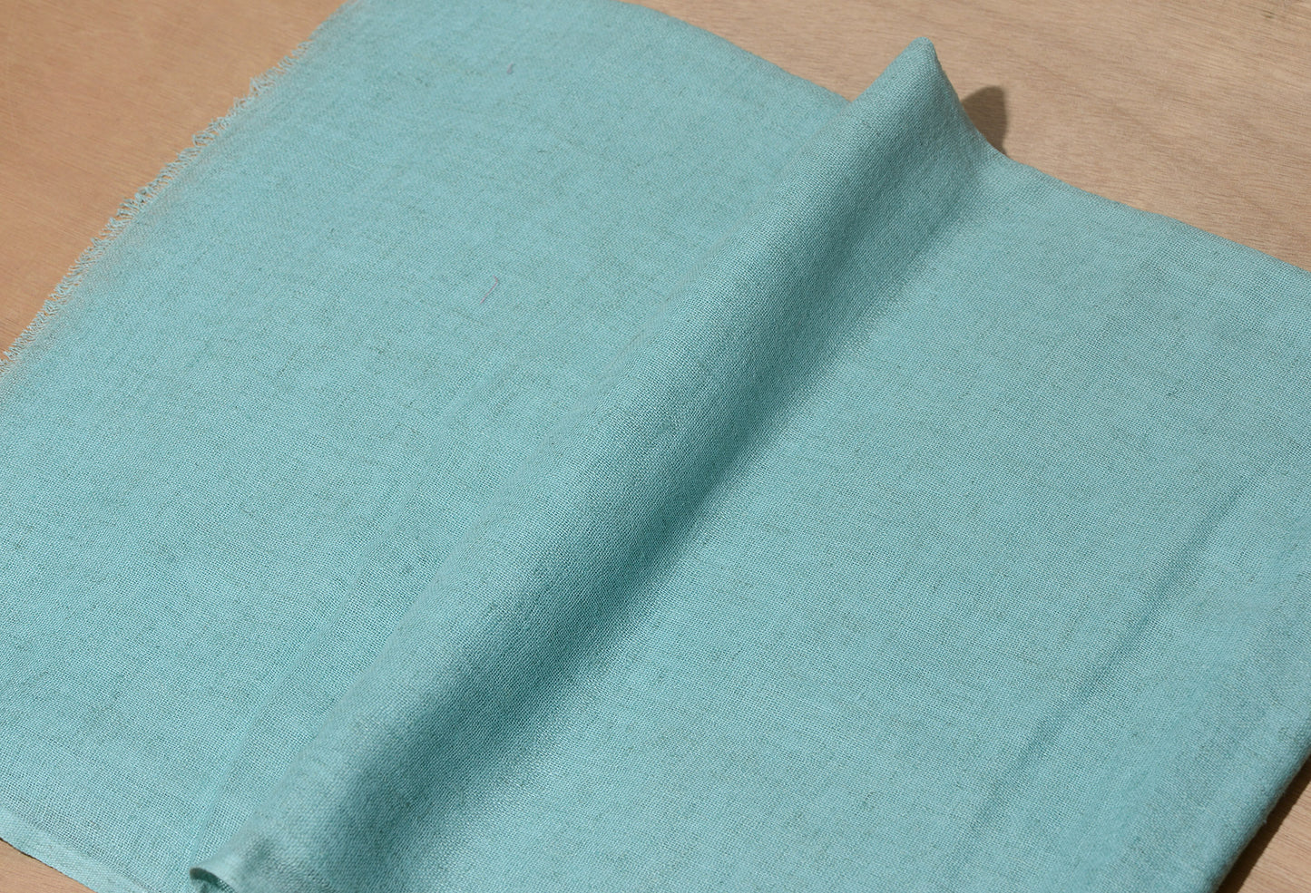 Sky Blue Solid Viscose Linen Stole