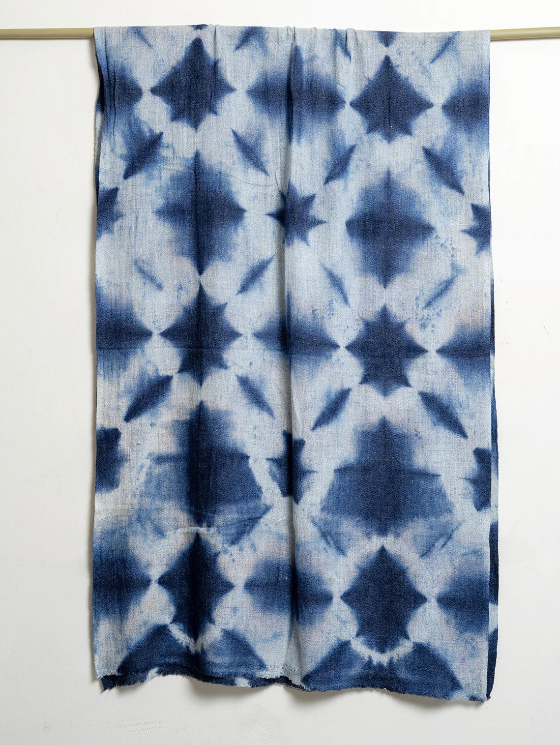 Tie and Dye Star Light Pattern Super Soft Woolen Muffler For Man | Blue