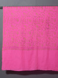 ZAIRA Elegant Pink Embroidered Shawl - Unisex