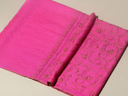 ZAIRA Elegant Pink Embroidered Shawl - Unisex