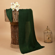 PINE FOREST GREEN Solid Pashmina