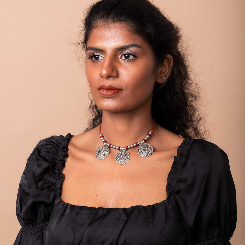 Saira Silver Necklace