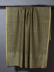 Diamond Weave Super Soft Cashmere Muffler - Green