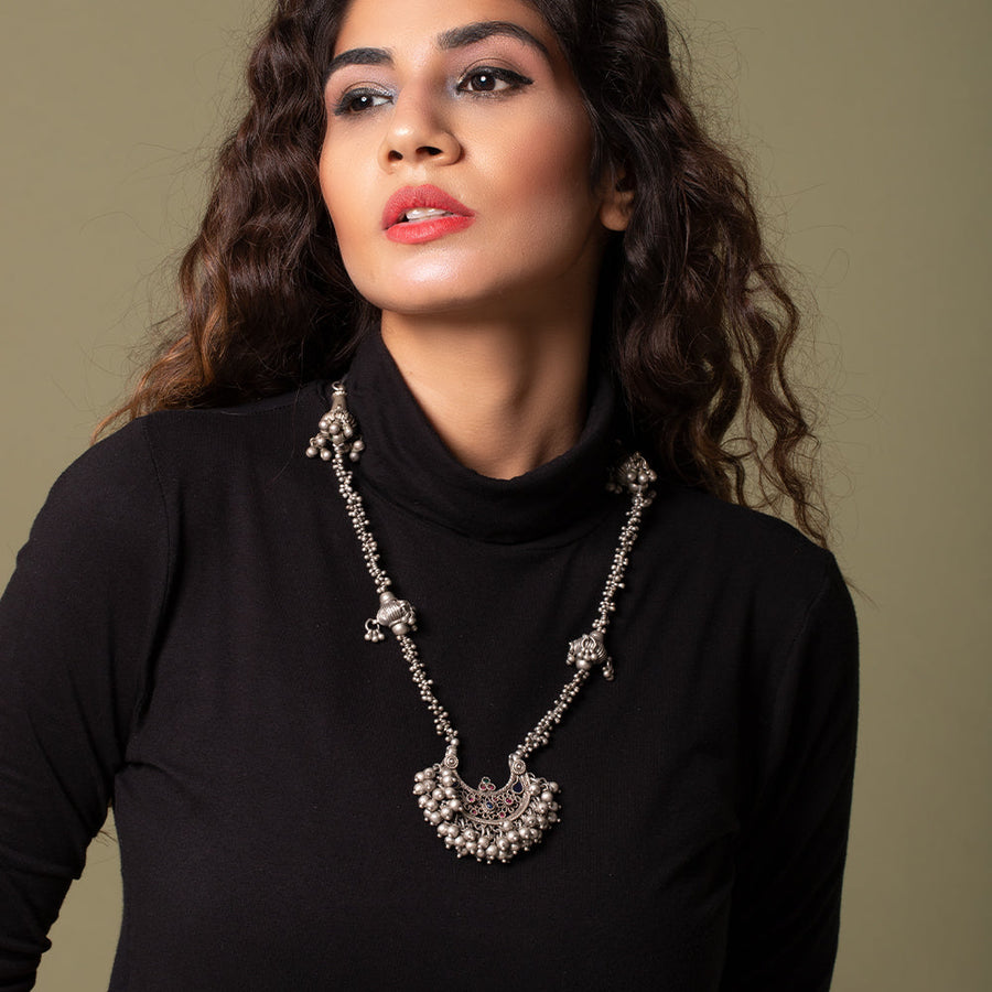 Sahar Silver Necklace