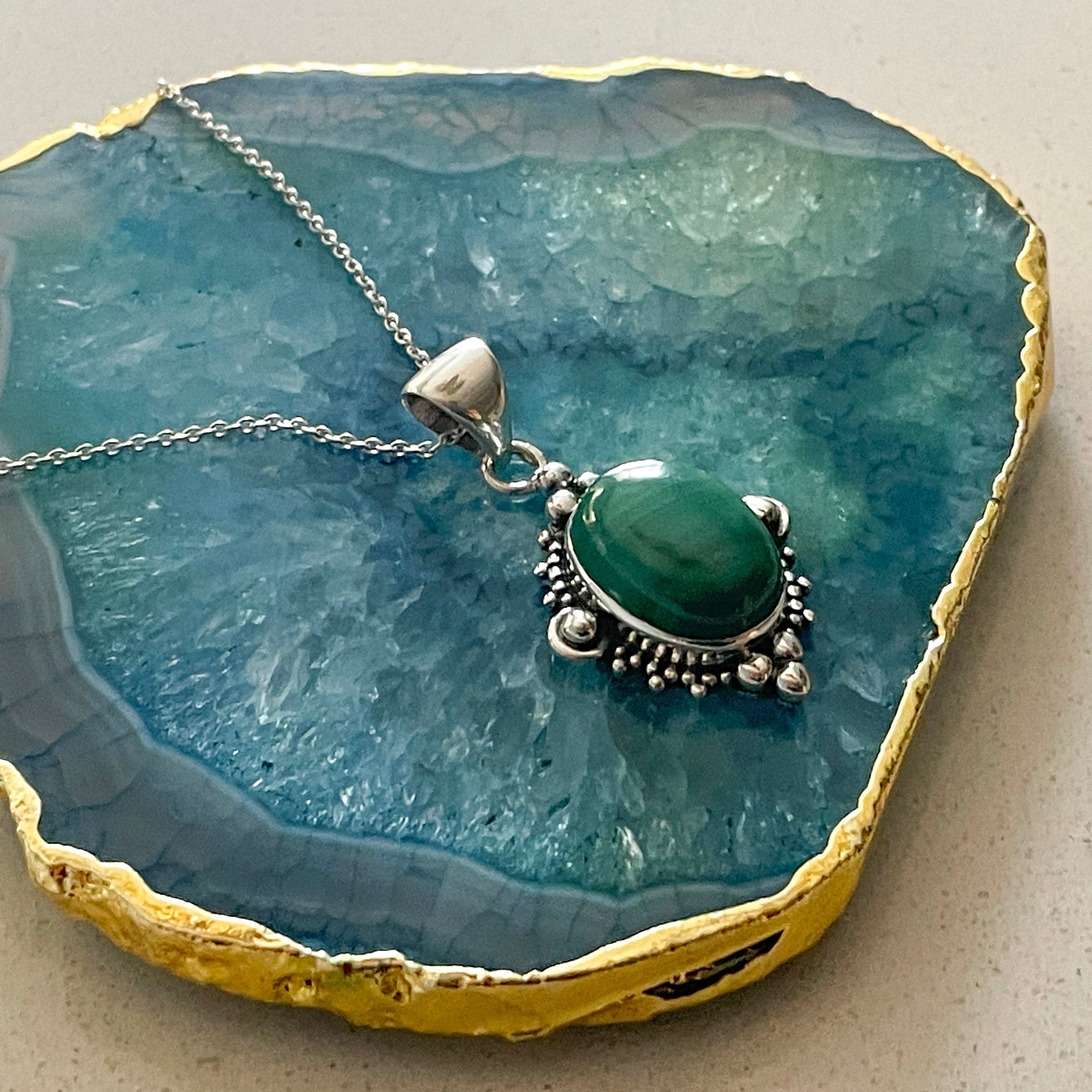 Timeless Malachite Pendant