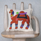 OMVAI Hastkala Camel Cushion