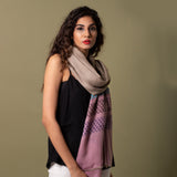 QIANA Diamond Border Pashmina