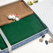 OMVAI Solid Pashmina Combo Gift Set in Pure Cashmere wool (Set of 2 - For HIM and for HER)