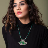 Farhat Green Onyx Necklace