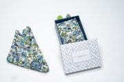 OMVAI Silk Pocket Square Spring Paisley Multi color