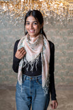 OMVAI Victorian Laced beauty Scarf - Pastel Florals