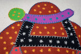 OMVAI Hastkala Camel Cushion